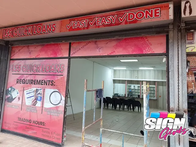 LSS Quick Loans storefront branding